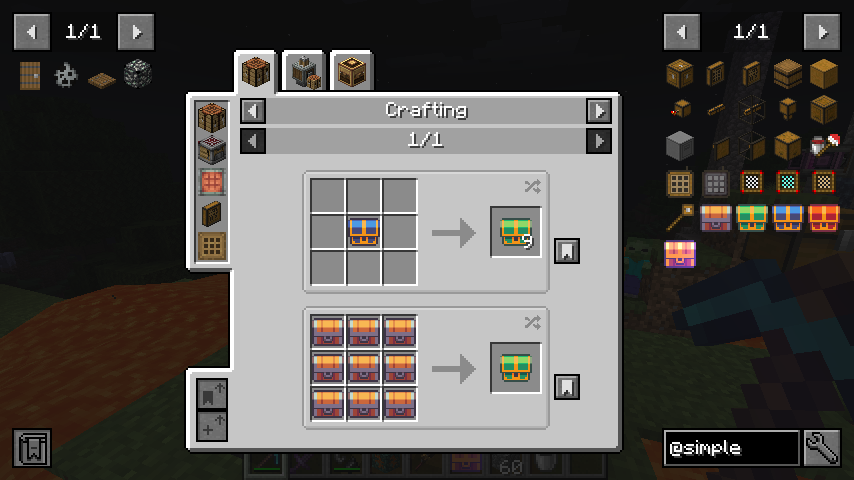 Image: loot bags can be converted between tiers