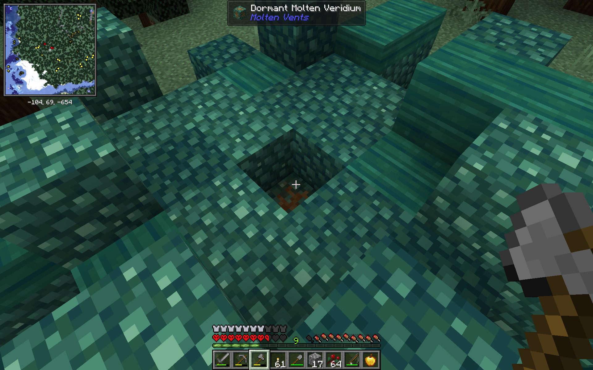 Image: find molten vents for resource generation